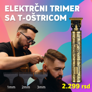 Električni Trimer sa T – Oštricom-frizer Električni Trimer sa T – Oštricom